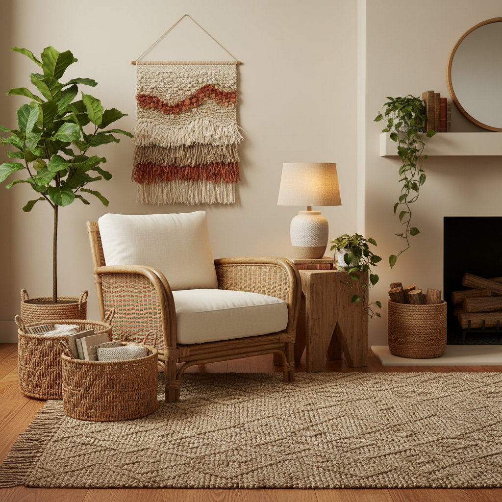 Rustic Home Decor Ideas Using Rattan and Natural Materials: Affordable Warmth for Every Room