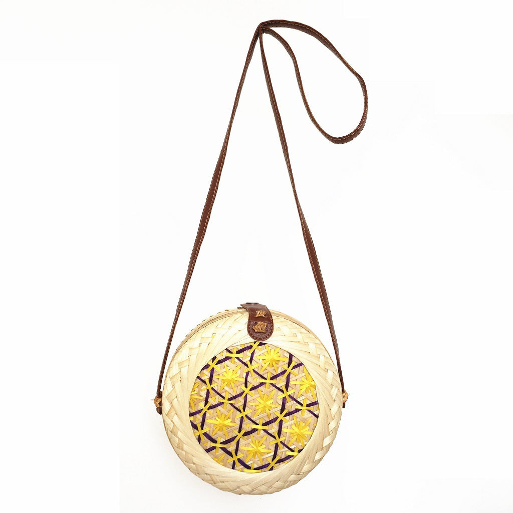 Beach Bags Women Handwoven Summer Crossbody - Fashion Straw Messenger Shoulder Tote Bag