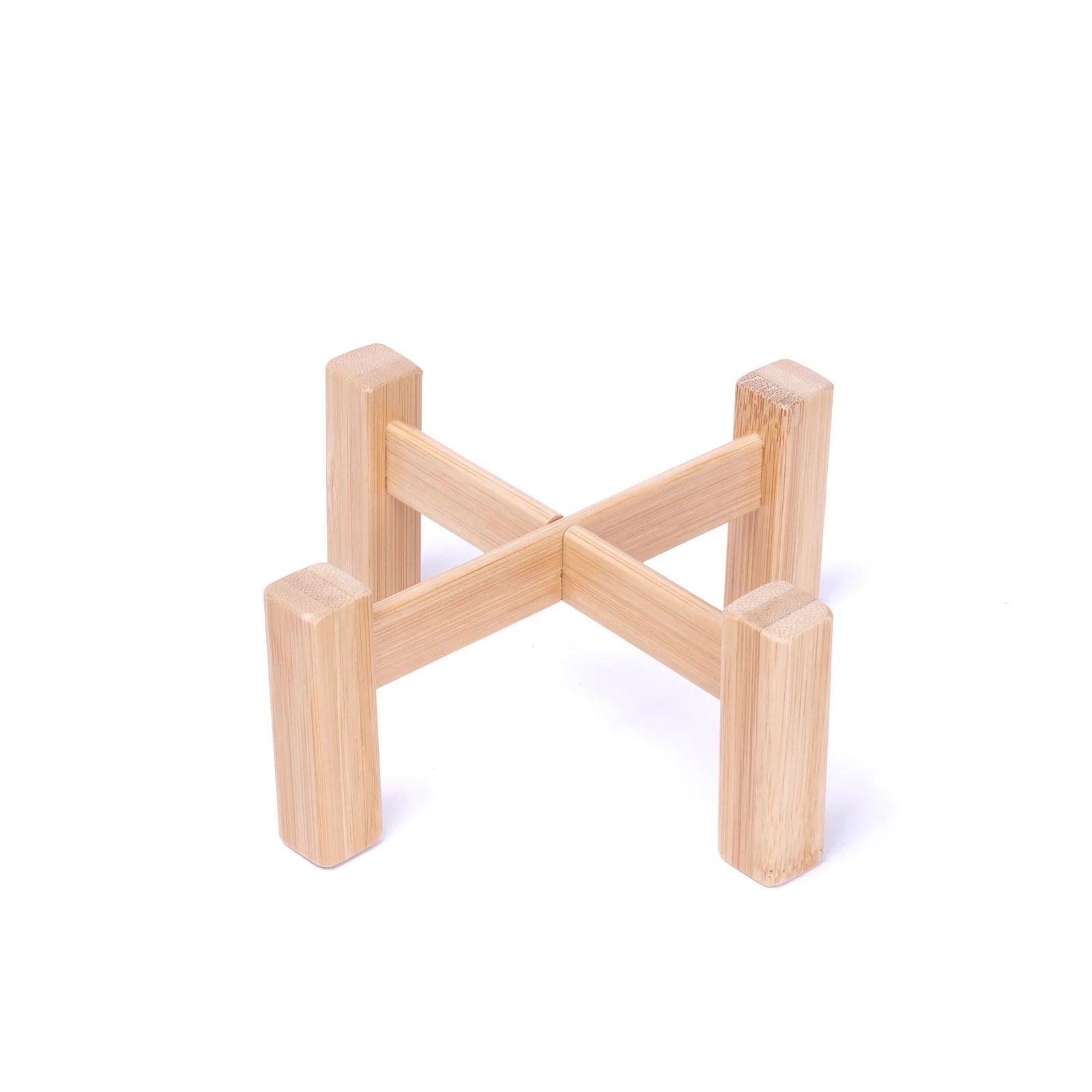 Bamboo Plant Stand Multi-Tier Flower Display Shelf - Indoor Outdoor Garden Home Decoration Stool