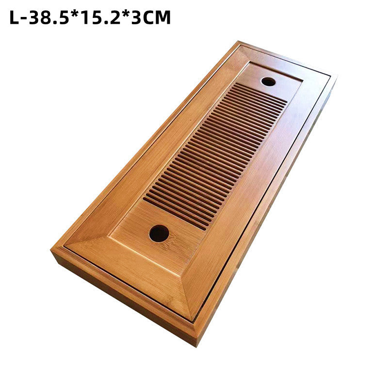 Portable Bamboo Tea Tray - Minimalist Serving Tray for Tea Ceremony & Travel