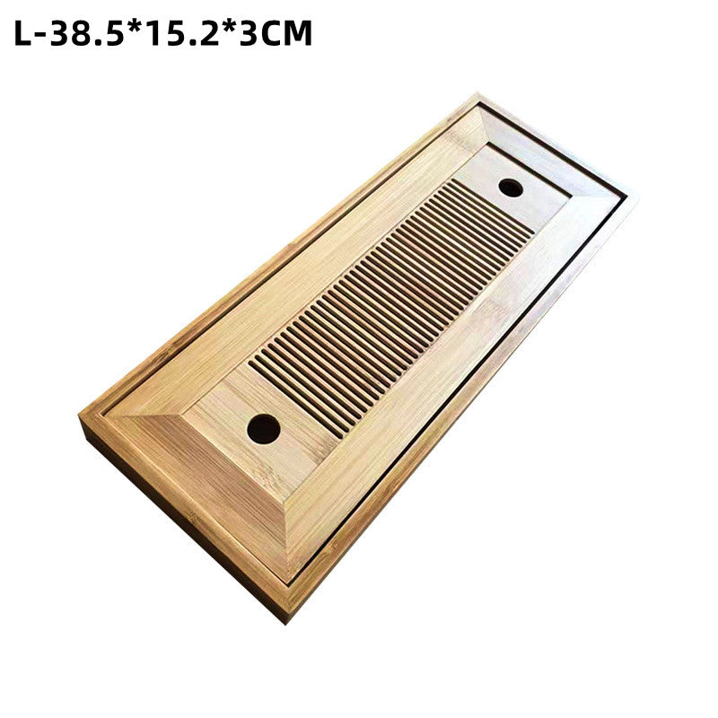 Portable Bamboo Tea Tray - Minimalist Serving Tray for Tea Ceremony & Travel