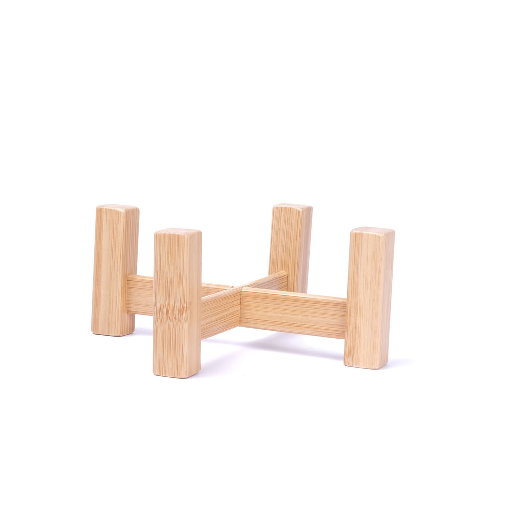Bamboo Plant Stand Multi-Tier Flower Display Shelf - Indoor Outdoor Garden Home Decoration Stool