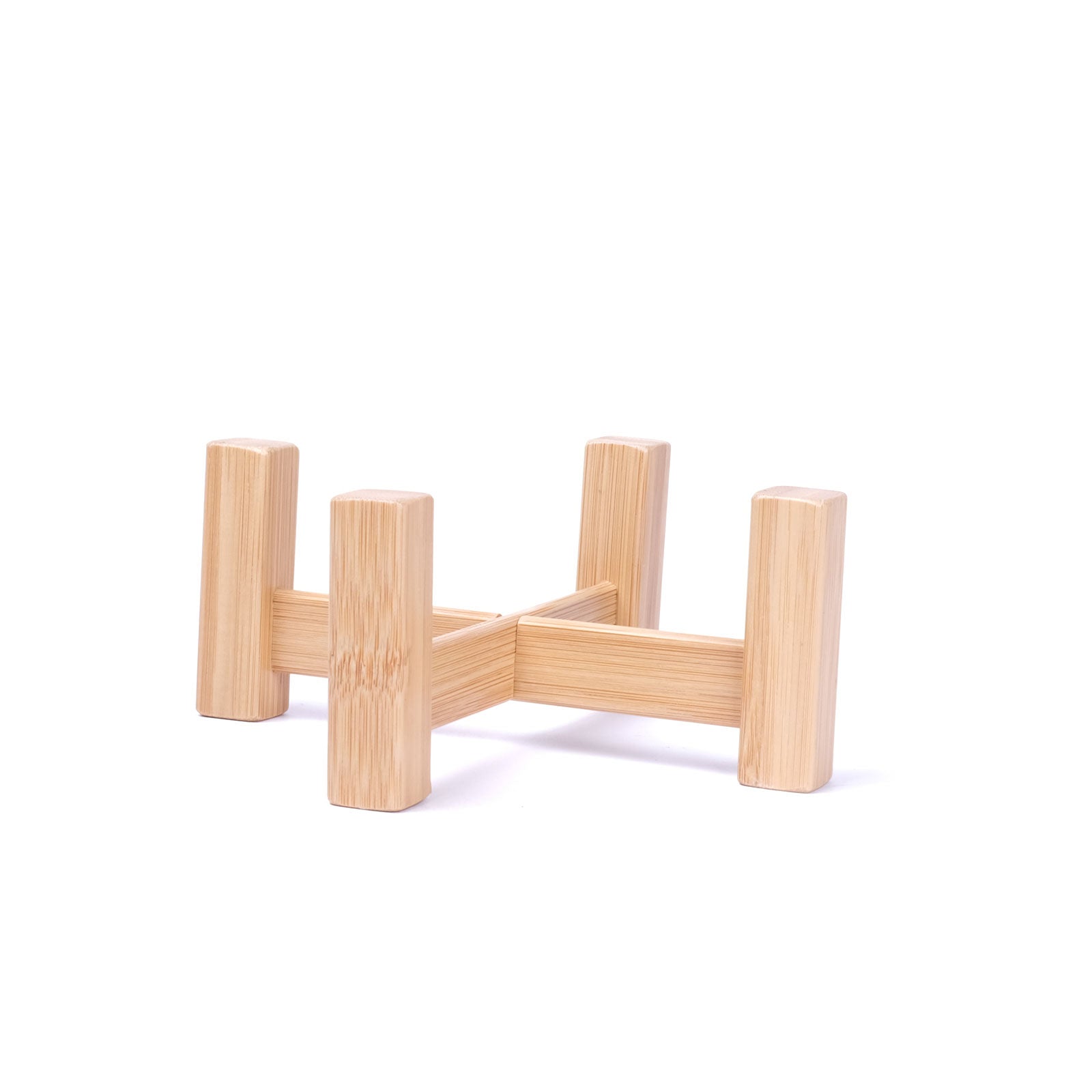 Bamboo Plant Stand Multi-Tier Flower Display Shelf - Indoor Outdoor Garden Home Decoration Stool
