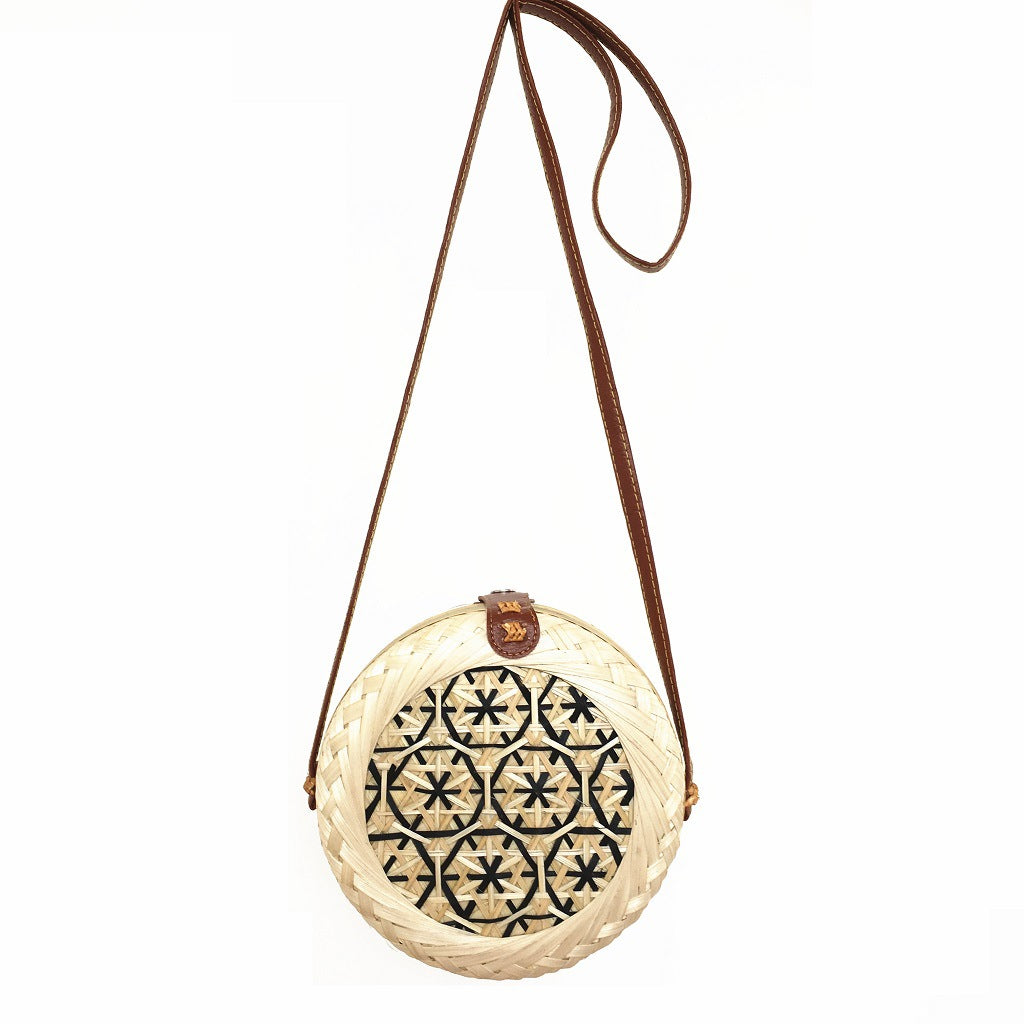 Beach Bags Women Handwoven Summer Crossbody - Fashion Straw Messenger Shoulder Tote Bag