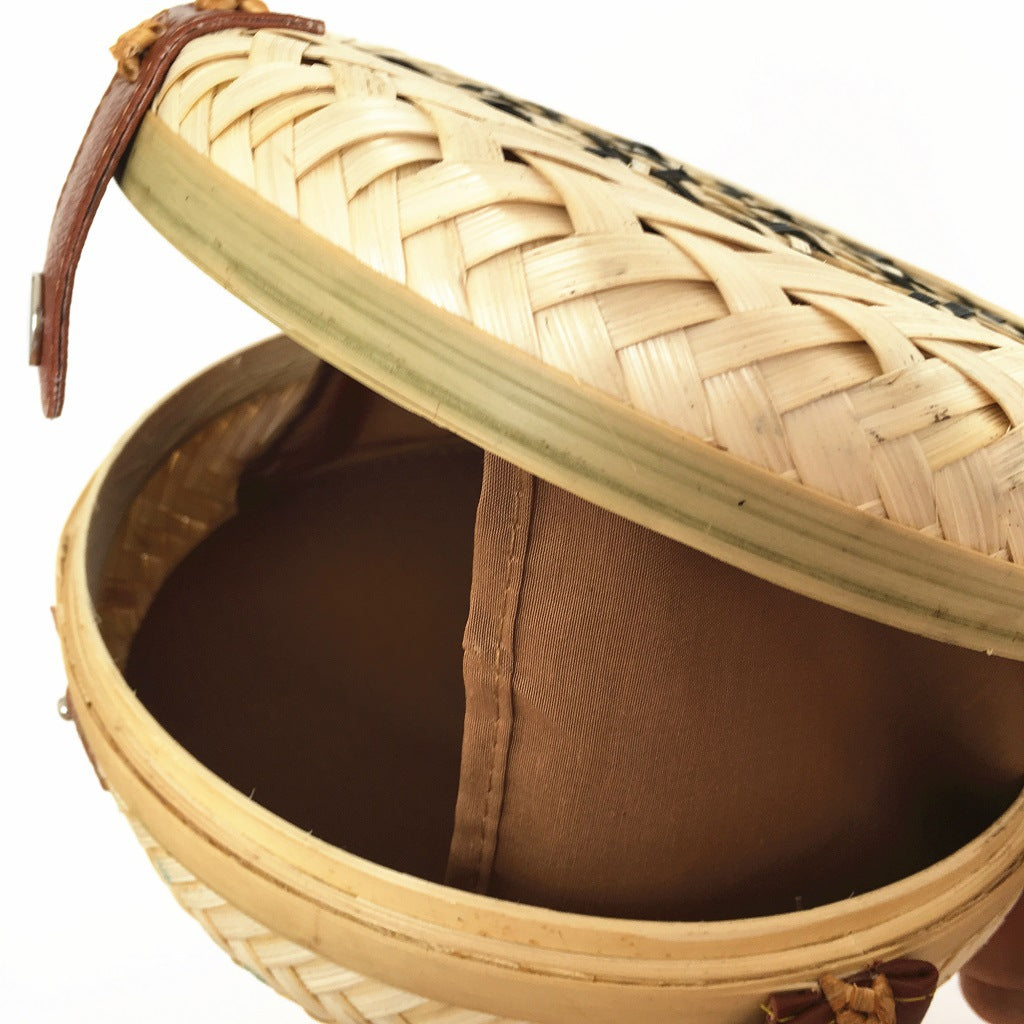 Beach Bags Women Handwoven Summer Crossbody - Fashion Straw Messenger Shoulder Tote Bag