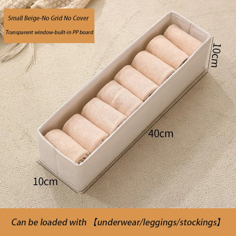 Pants Storage Box Clothes Organizers of Cabinets and Drawers Fabric Foldable Boxes for Bedroom Wardrobe Organization Home