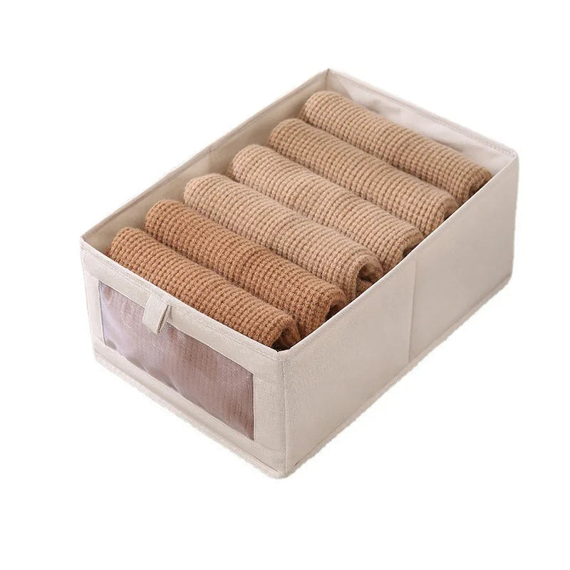 Pants Storage Box Clothes Organizers of Cabinets and Drawers Fabric Foldable Boxes for Bedroom Wardrobe Organization Home