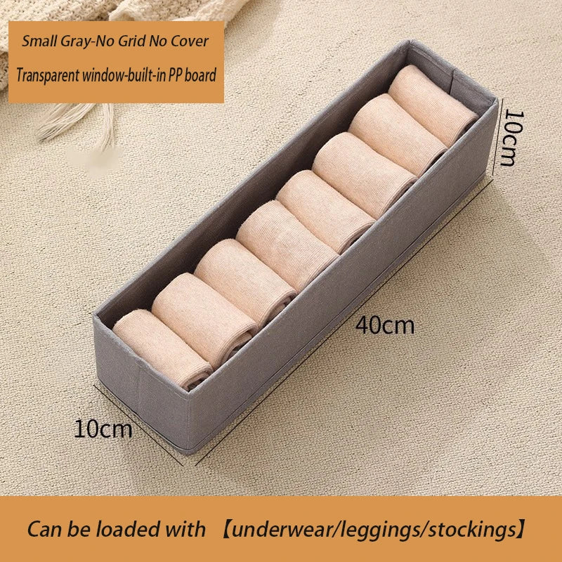 Pants Storage Box Clothes Organizers of Cabinets and Drawers Fabric Foldable Boxes for Bedroom Wardrobe Organization Home
