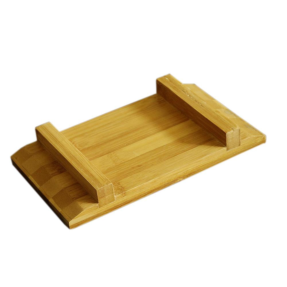 Premium Bamboo SuPlate - Rectangular Japanese Geta Platform for Sashimi, Maki & Korean Cuisine Serving