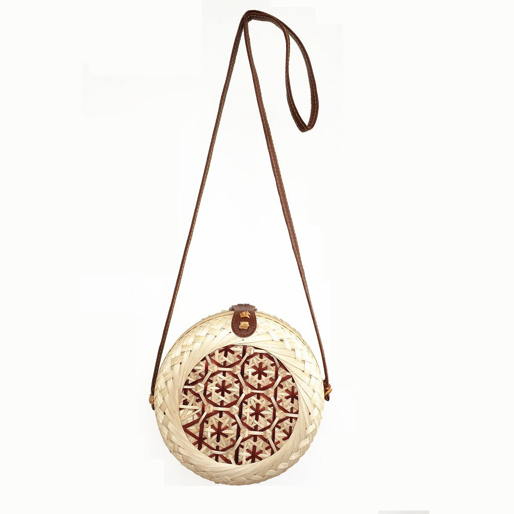 Beach Bags Women Handwoven Summer Crossbody - Fashion Straw Messenger Shoulder Tote Bag