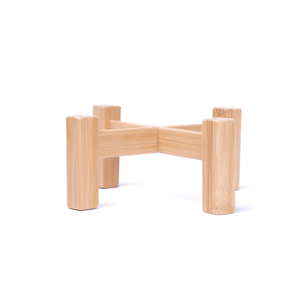 Bamboo Plant Stand Multi-Tier Flower Display Shelf - Indoor Outdoor Garden Home Decoration Stool