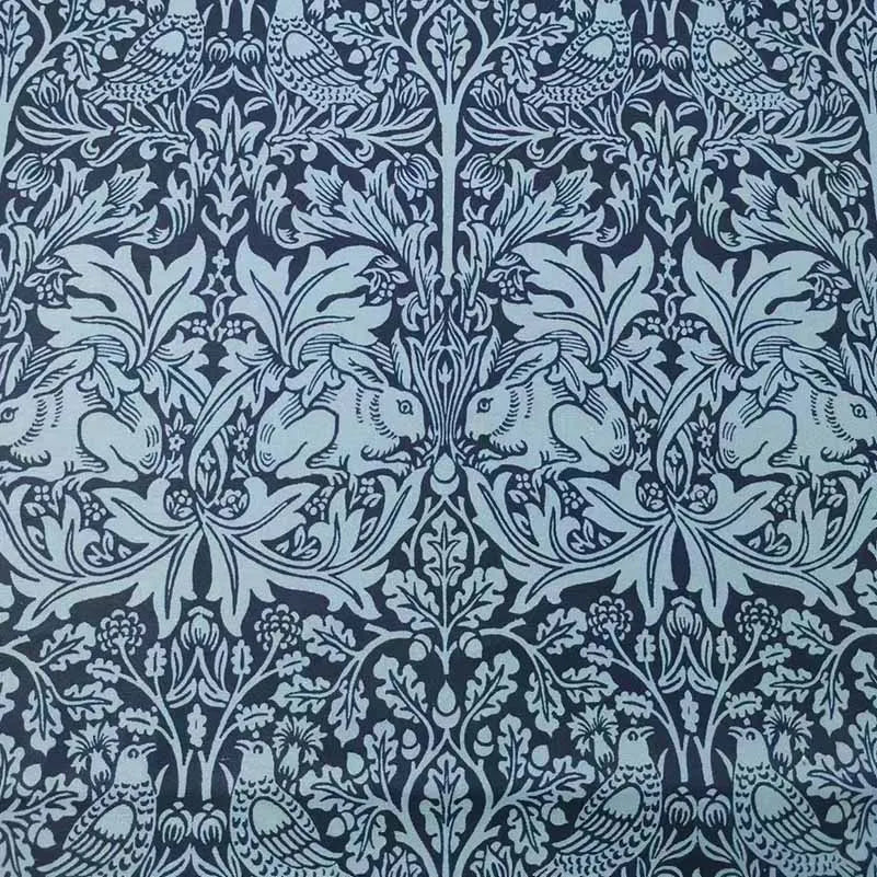 William Morris Textiles Vintage Flower Patterns - 100% Cotton Fabric for Sewing & DIY Projects (Half Meter)