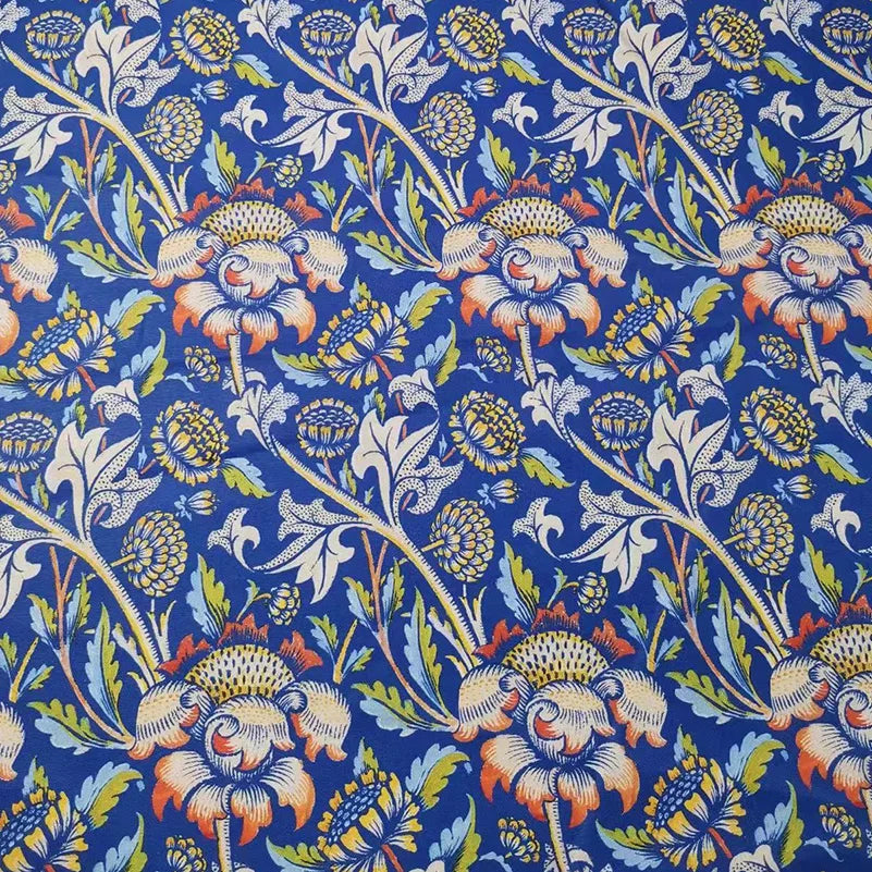 William Morris Textiles Vintage Flower Patterns - 100% Cotton Fabric for Sewing & DIY Projects (Half Meter)