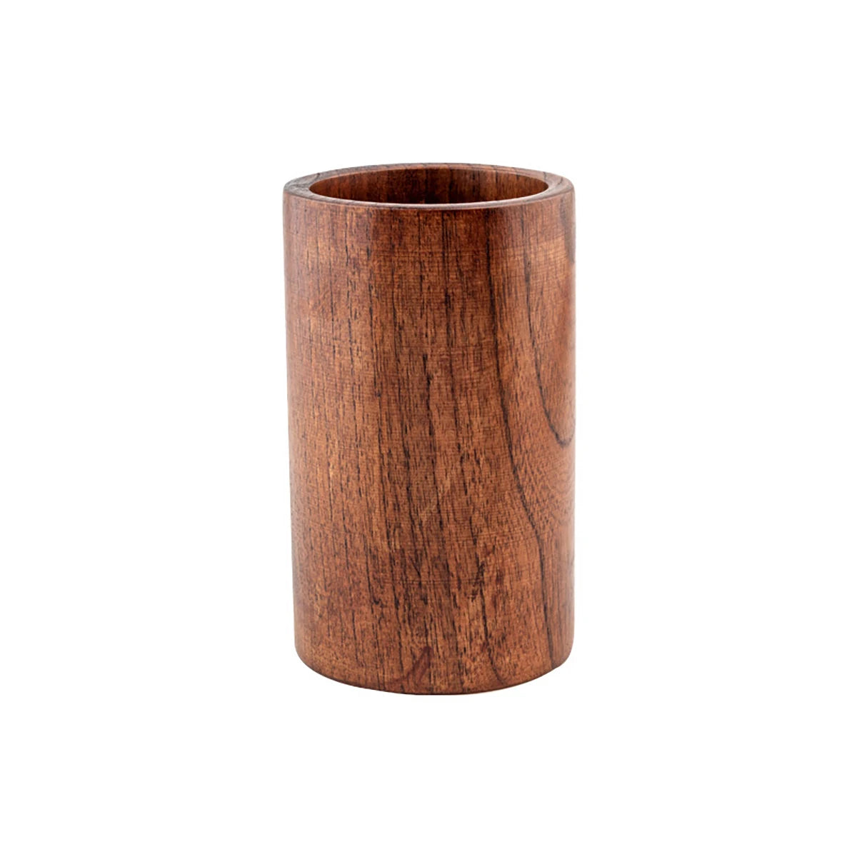 Wood Kitchenware Cooking Set - Household Spatula Spoon Set with Salad Spoon Fork & Storage Bucket