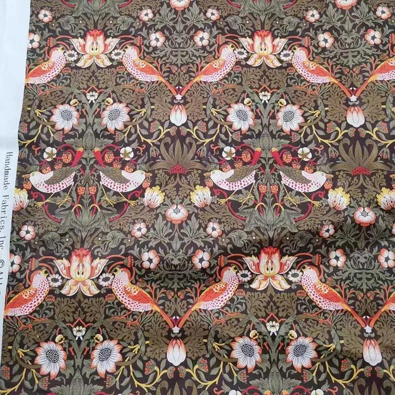 William Morris Textiles Vintage Flower Patterns - 100% Cotton Fabric for Sewing & DIY Projects (Half Meter)