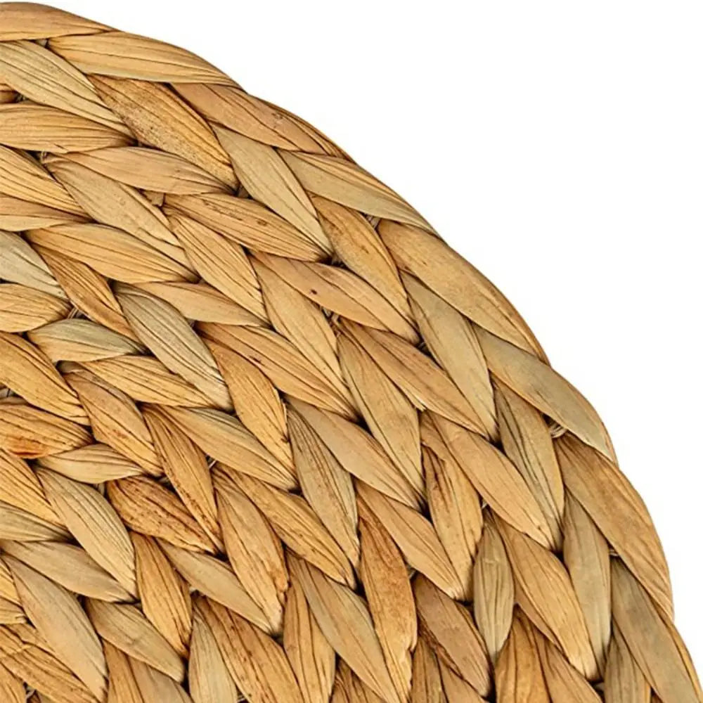 Placemats Weave Rattan Cups Mat - Natural Straw Dining Table Home Decor