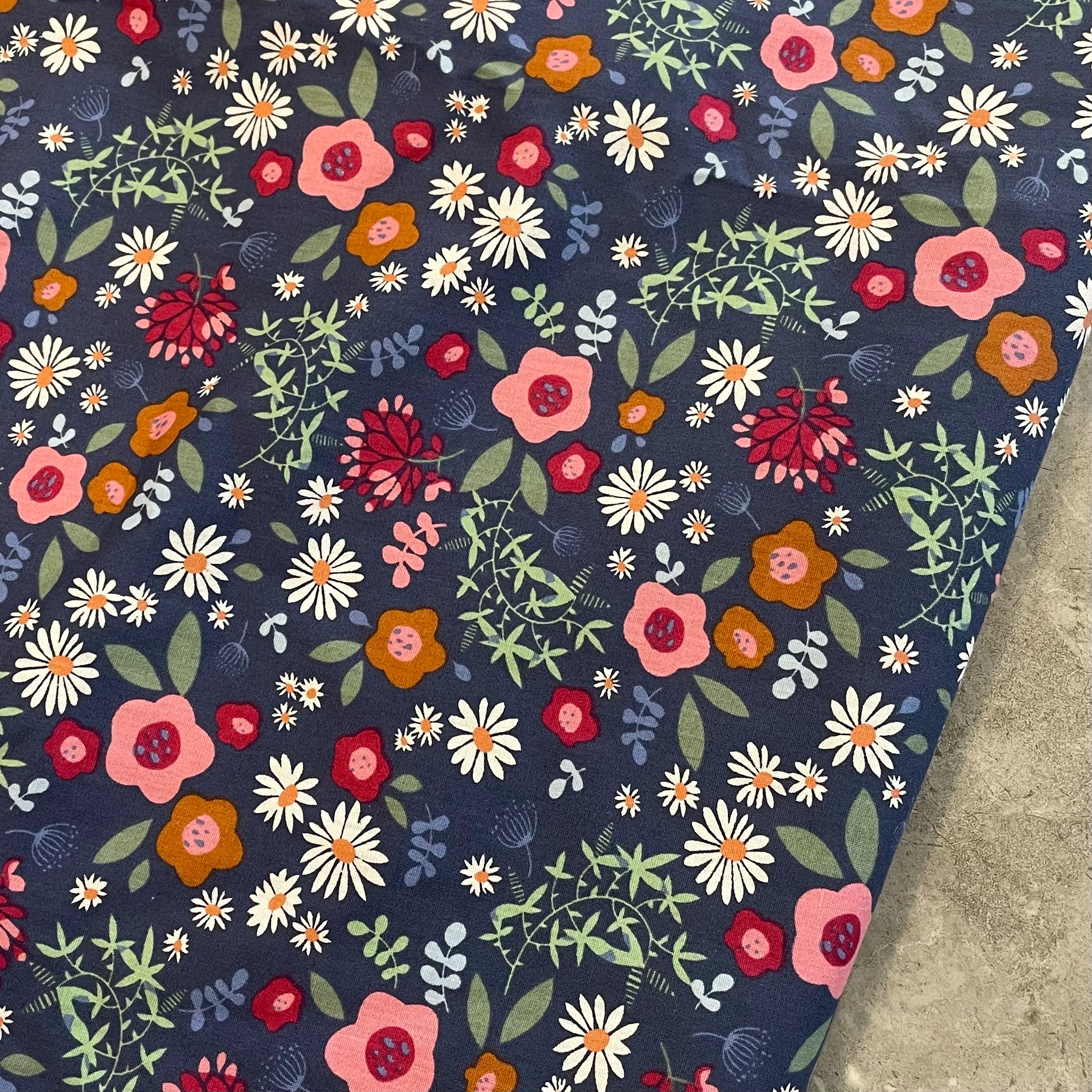 145x50cm New Floral 100% Cotton 40S Liberty Style Fabric - Digital Printing for Sewing Dresses & Kids Designer Handmade Projects