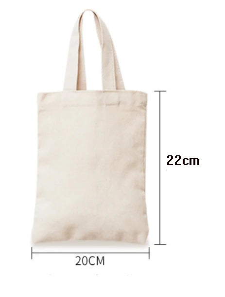 Canvas Bag Storage - Eco-Friendly Foldable Grocery Tote with Portable Shoulder Handles