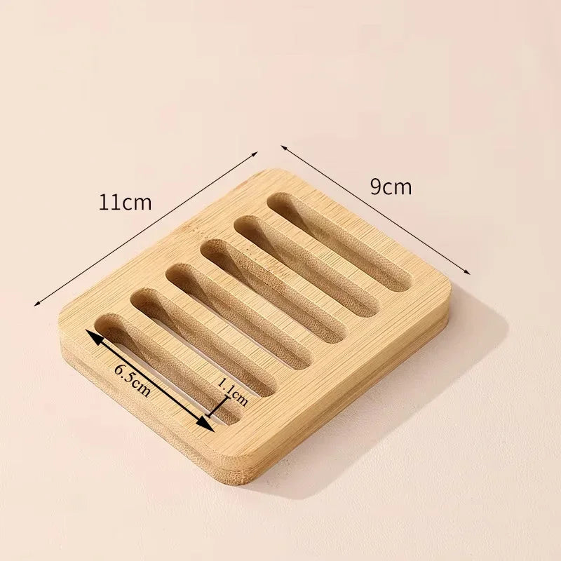 Bamboo Base Coaster Set - Simple Creative Cup Holder Round Insulation Pad Tea Display Rack