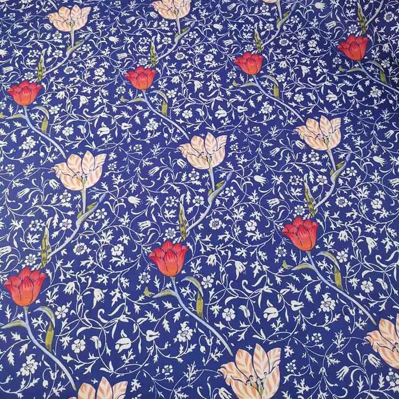 William Morris Textiles Vintage Flower Patterns - 100% Cotton Fabric for Sewing & DIY Projects (Half Meter)