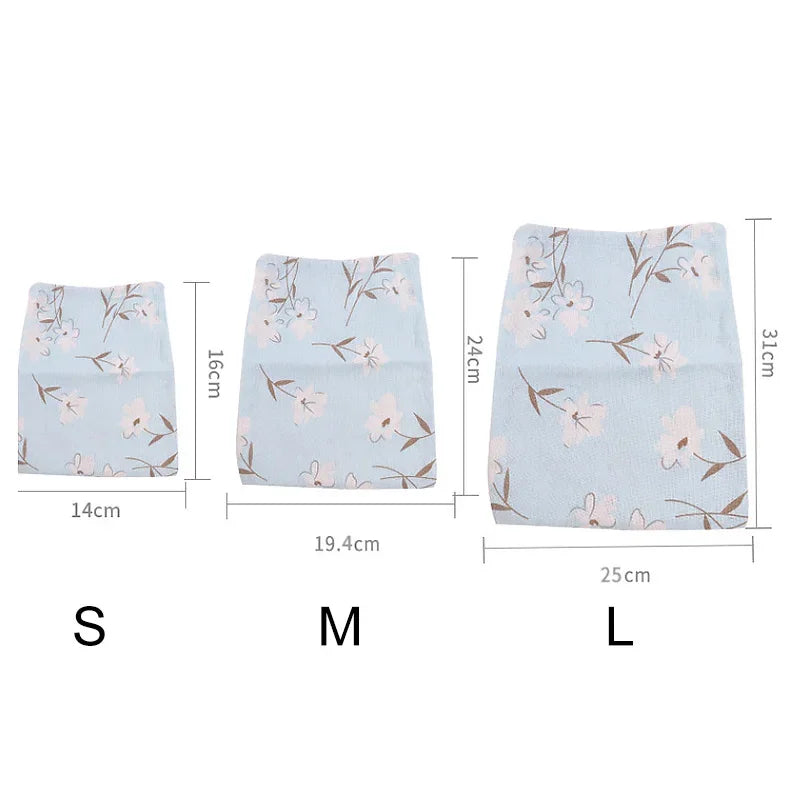 Cute Animal Print Drawstring Storage Bag - Cotton Linen Pouch for Kids, Makeup & Travel Organization