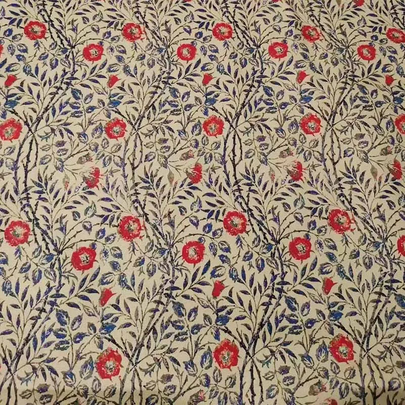 William Morris Textiles Vintage Flower Patterns - 100% Cotton Fabric for Sewing & DIY Projects (Half Meter)