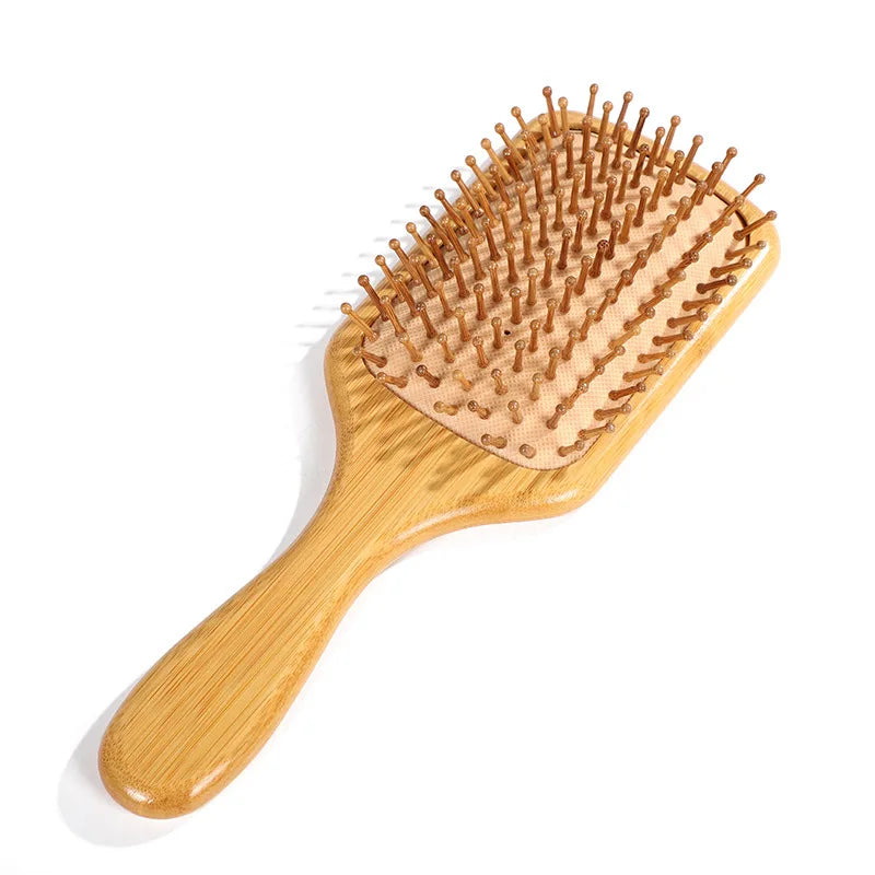 New Sdottor Wooden Bamboo Hair Brush - Air Massage Comb Anti-Static Scalp Care for Healthy Hair