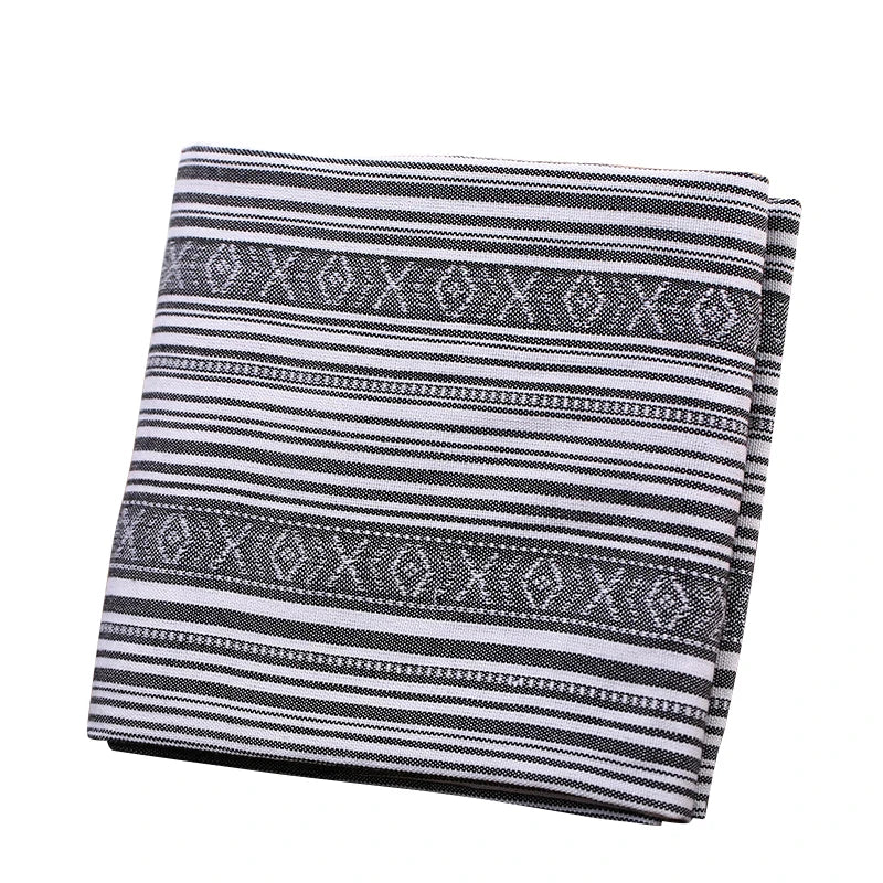 Teramila Ethnic Style Cotton Linen Fabric - Hotel Bar Tablecloth Pillow Sofa Cover Textile for Patchwork & Curtains
