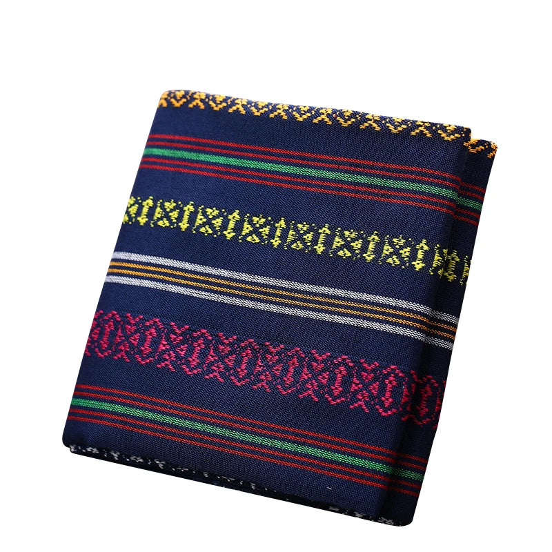 Teramila Ethnic Style Cotton Linen Fabric - Hotel Bar Tablecloth Pillow Sofa Cover Textile for Patchwork & Curtains