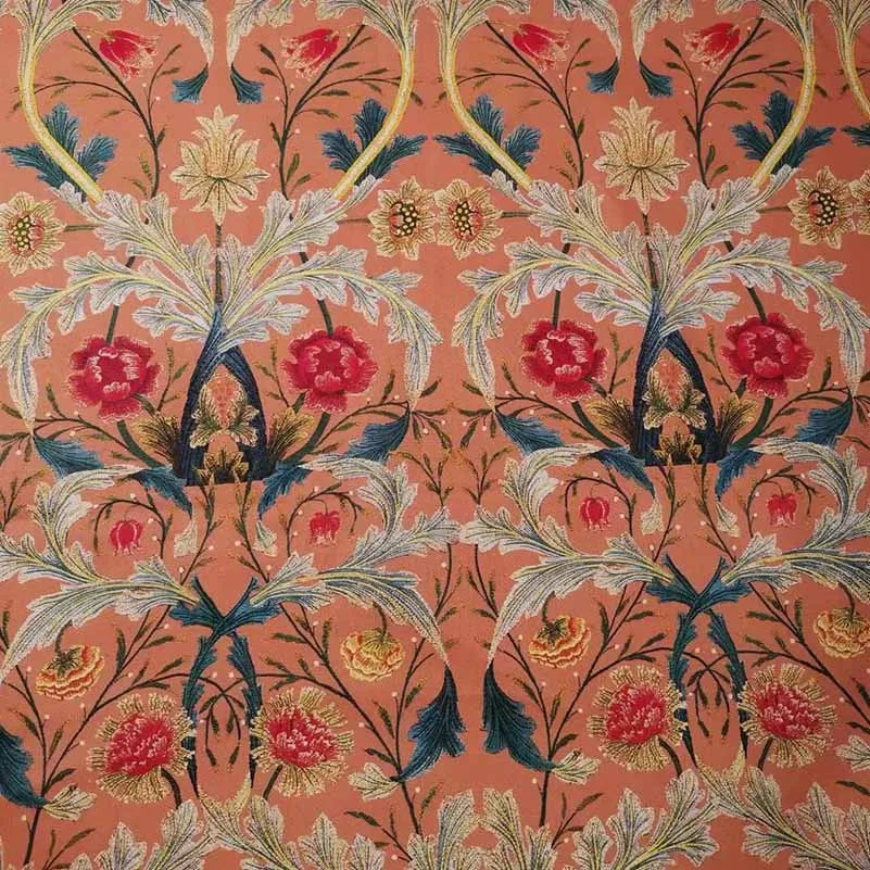 William Morris Textiles Vintage Flower Patterns - 100% Cotton Fabric for Sewing & DIY Projects (Half Meter)