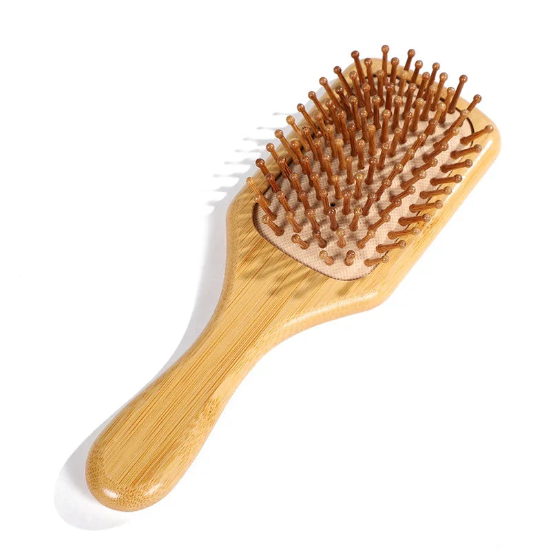 New Sdottor Wooden Bamboo Hair Brush - Air Massage Comb Anti-Static Scalp Care for Healthy Hair