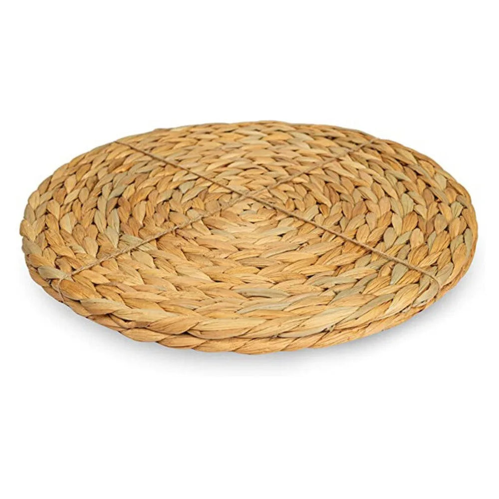 Placemats Weave Rattan Cups Mat - Natural Straw Dining Table Home Decor